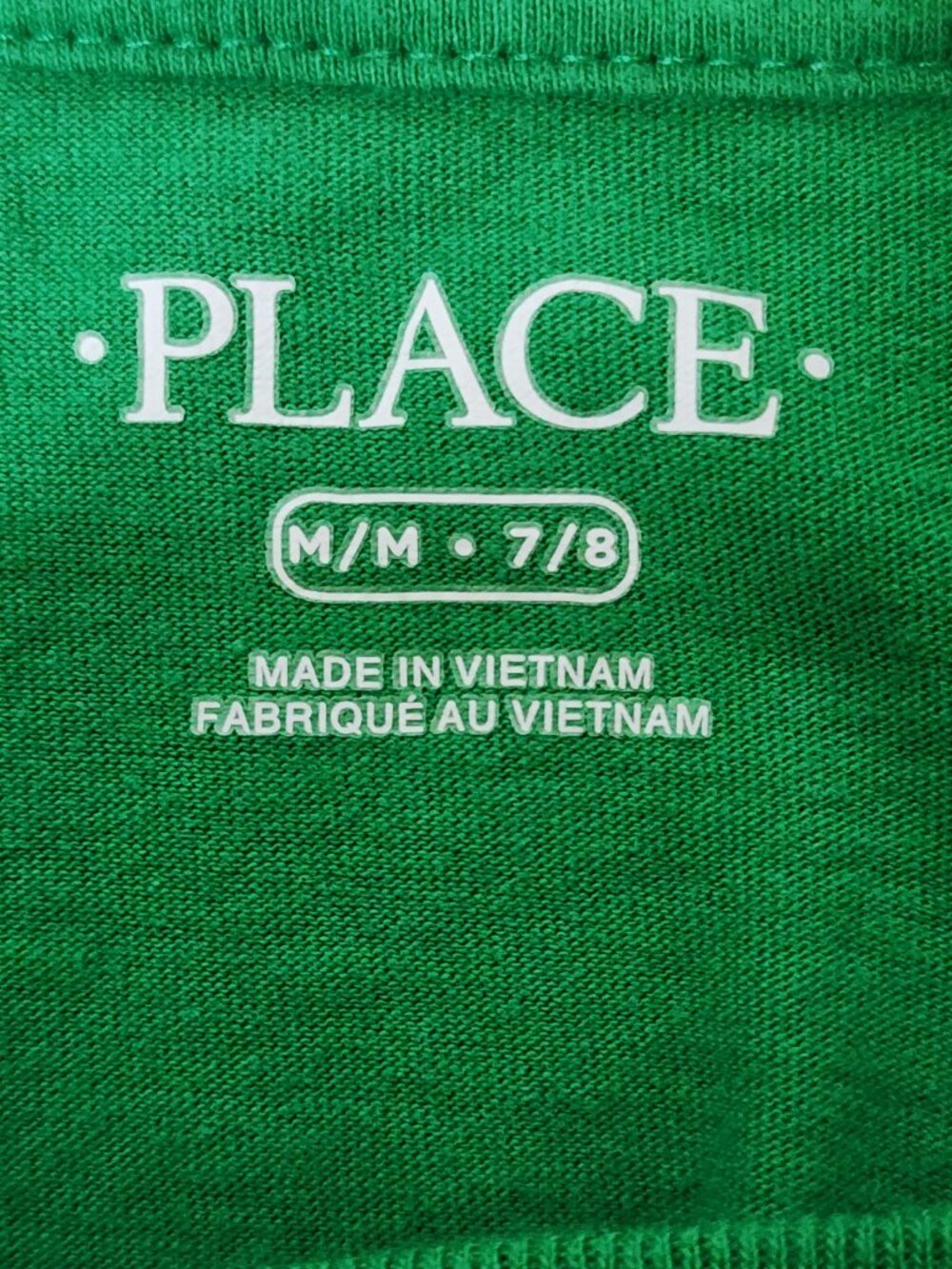 The Childrens Place boys green Irish shamrock graphic T shirt size M 7 8 - Picture 4 of 8